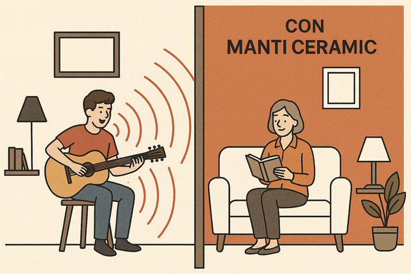 Manti Ceramic Alta Densità, un'eccezionale isolante termico e acustico