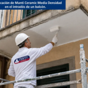 Aplicación de Manti Ceramic Media Densidad para la corrección de puentes térmicos en balcones